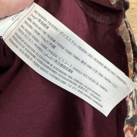 Abercrombie and Fitch Dress Womens M Floral Boho Baby Doll L/S Cottagecore - Picture 7 of 11